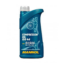 Масло компрессорное минеральное 1л Compressor Oil ISO 46 MANNOL 4036021140100