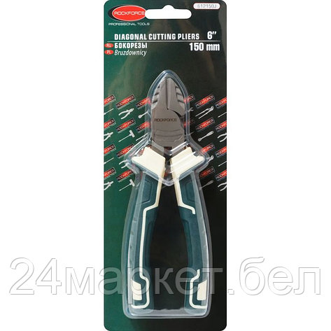 Кусачки боковые (бокорезы) RockForce RF-612150J, фото 2
