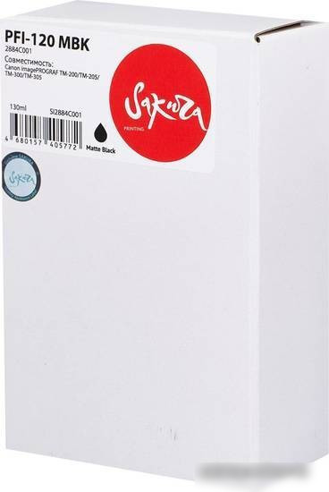 Картридж Sakura Printing SI2884C001 (аналог Canon PFI-120 MBK)