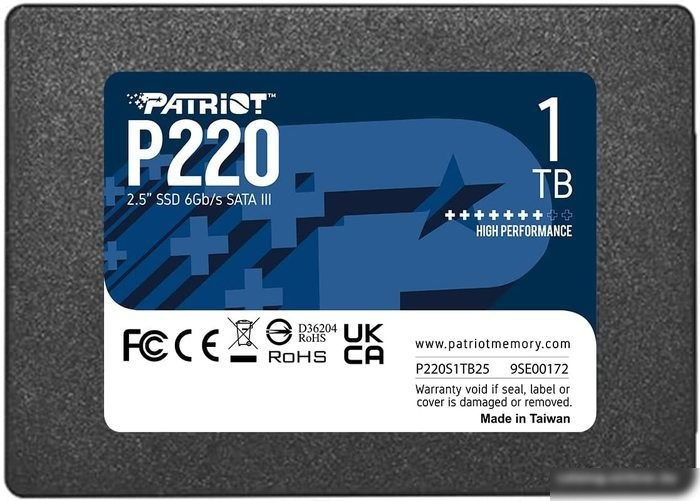 SSD Patriot P220 1TB P220S1TB25, фото 1