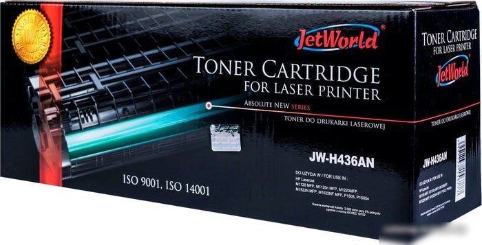 Картридж JetWorld JW-H436AN (аналог HP CB436A)