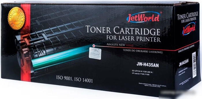 Картридж JetWorld JW-H435AN (аналог HP CB435A)
