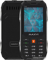 Кнопочный телефон Maxvi T101 (черный)
