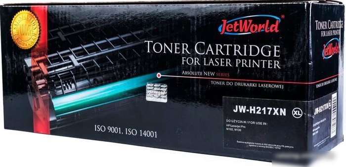 Картридж JetWorld JW-H217XN (аналог HP CF217X)