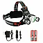 Налобный аккумуляторный светодиодный фонарь RJ-3000 4 режима, фото 5