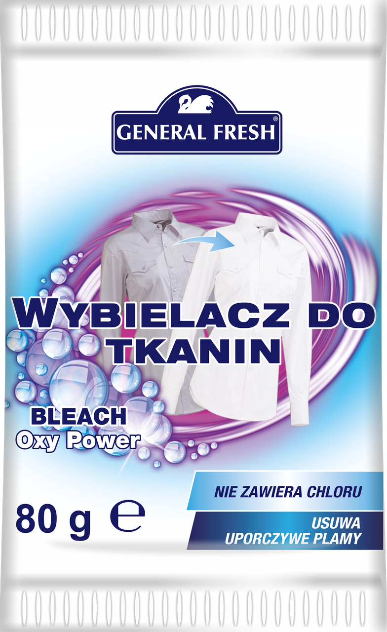 Супер отбеливатель  для ткани "Wybielacz do tkanin" (80 г, 40 г) Major Domus
