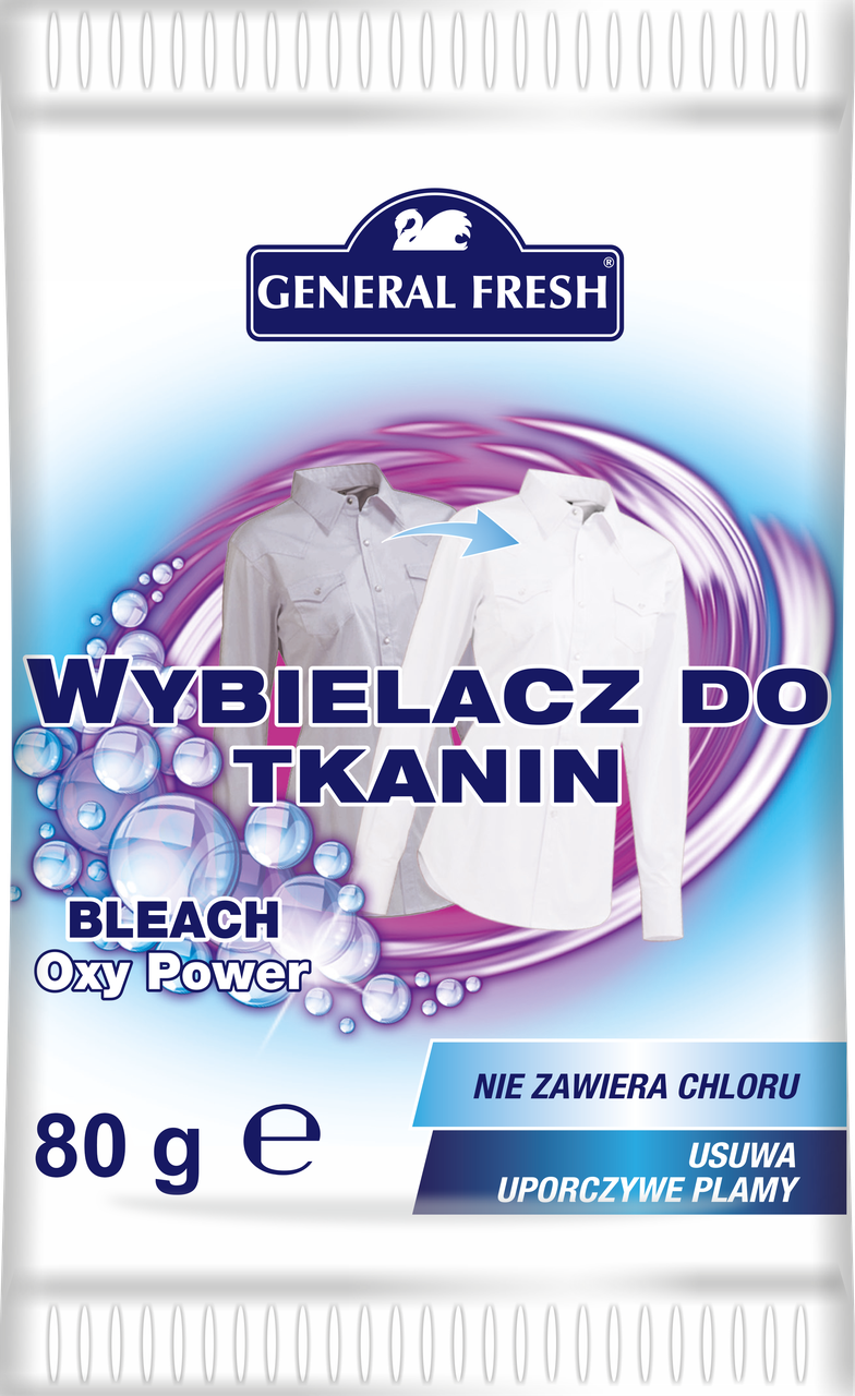 Супер отбеливатель для ткани "Wybielacz do tkanin" (80 г, 40 г) Major Domus