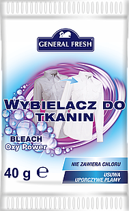 Супер отбеливатель  для ткани "Wybielacz do tkanin"  40 г General Fresh