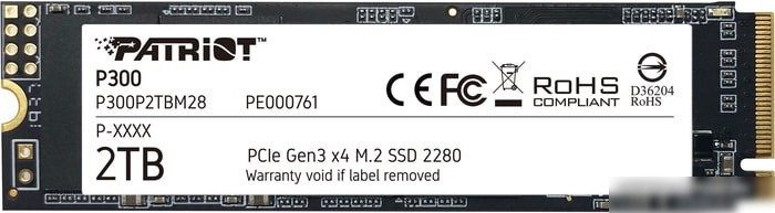 SSD Patriot P300 2TB P300P2TBM28, фото 1