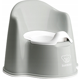 Детский горшок-кресло BabyBjor Potty Chair серебристый
