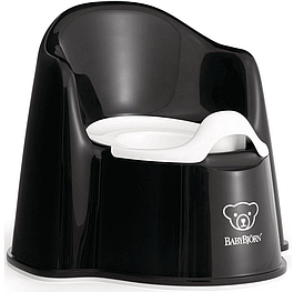 Детский горшок-кресло BabyBjor Potty Chair черный