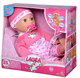 Интерактивный пупс Simba New Born Baby Лаура Детский смех 105140060