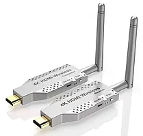 Удлинитель сигнала HDMI по Wi-Fi до 50 метров, активный, UltraHD 4K, комплект 556940