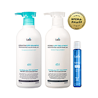 Набор: Шампунь с кератином Lador Keratin LPP 530 мл + протеиновая маска для волос 530 мл + ФИЛЛЕР В ПОДАРОК