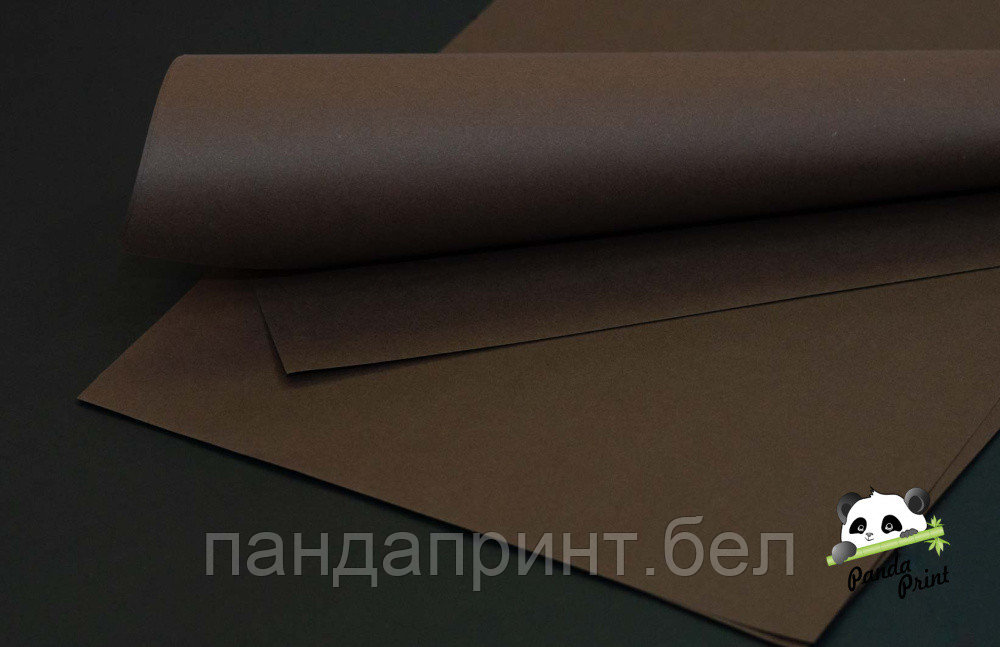 Цветная бумага 20 л шоколадная