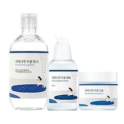 Набор для чувствительной кожи с березовым соком от Round Lab (пенка-тонер-сыворотка-крем)