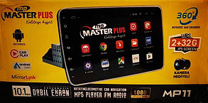 Магнитола с поворотным экраном 10.1" 2/32 Gb Master plus