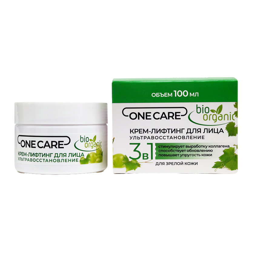 Крем-лифтинг для лица One Care ультравосстановление, 100 мл
