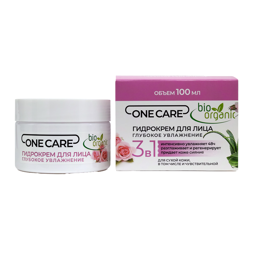 Гидрокрем для лица One Care глубокое увлажнение, 100 мл