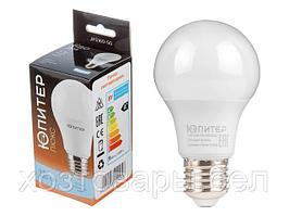 Лампа светодиодная A60 СТАНДАРТ 9 Вт 170-240В E27 5000К ЮПИТЕР ЛЮКС