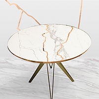 Дизайнерский обеденный стол Golden Style модель №14 круглый