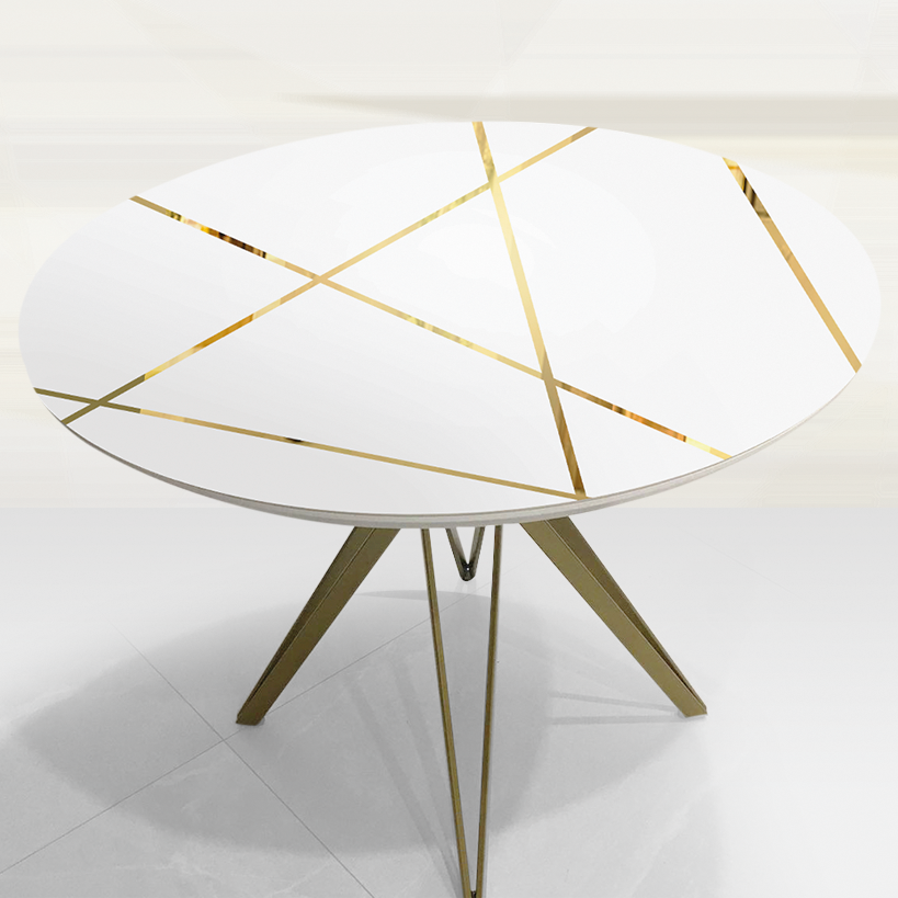 Дизайнерский обеденный стол Golden Style модель №15 круглый