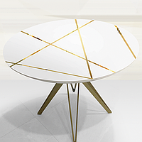 Дизайнерский обеденный стол Golden Style модель №15 круглый