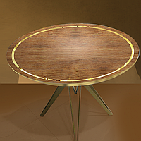 Дизайнерский обеденный стол Golden Style модель №17 круглый