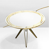Дизайнерский обеденный стол Golden Style модель №20 круглый