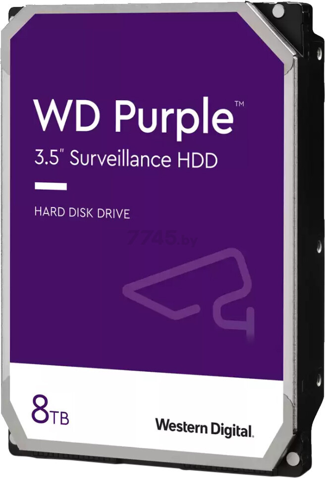 Жесткий диск HDD Western Digital Purple 8TB (WD84PURZ) Purple