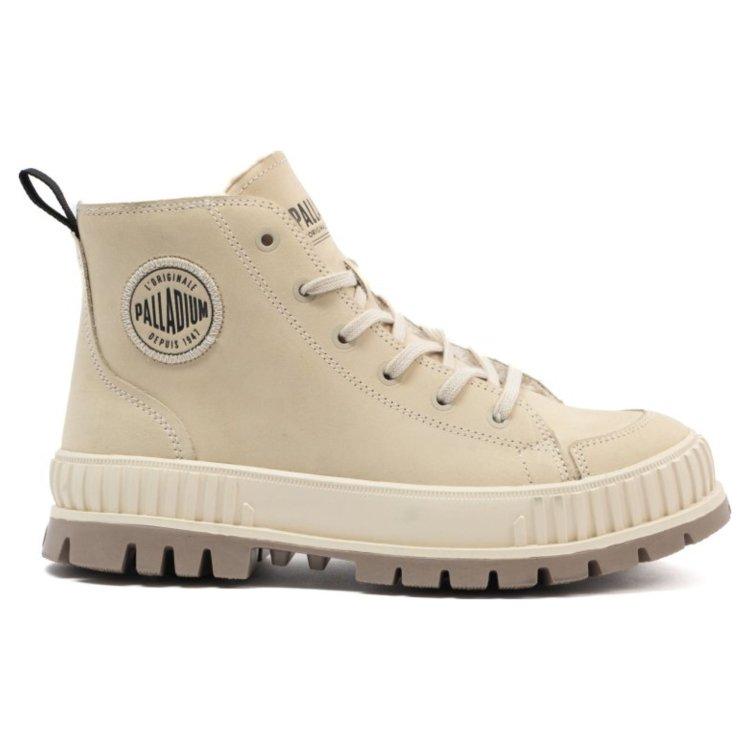 Ботинки женские Palladium SHOCK LTH ZIP WARM белый 74439-175