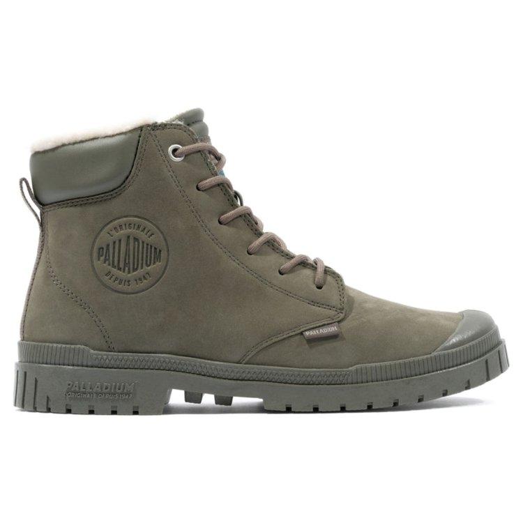 Ботинки мужские Palladium SP20 CUFF LTH WP WL оливковый 79067-325