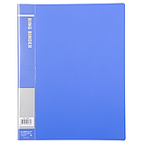 Папка на 2 кольцах DELI CLASSIC, синяя, А4, 30 мм, 950 мкм, полипропилен, фото 2