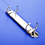 Папка на 2 кольцах DELI CLASSIC, синяя, А4, 30 мм, 950 мкм, полипропилен, фото 5