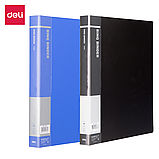 Папка на 2 кольцах DELI CLASSIC, синяя, А4, 30 мм, 950 мкм, полипропилен, фото 8