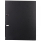 Папка на 2 кольцах Deli, 28мм, 950мкм, A4, чёрная, фото 2