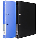 Папка на 2 кольцах Deli, 28мм, 950мкм, A4, чёрная, фото 4