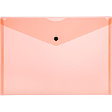 Папка-конверт на кнопке ATTACHE Neon, ассорти, А5, 180 мкм, полипропилен, фото 2