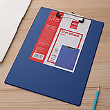 Планшет DELI START, синий, с верхним прижимом, А4, ПВХ, фото 2