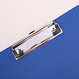 Планшет DELI START, синий, с верхним прижимом, А4, ПВХ, фото 3