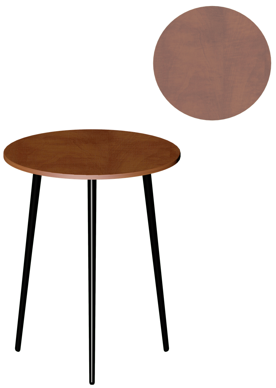Столик журнальный "Орбита" (комплект деталей) 600х600х736 ПВХ Черешня