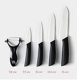 Набор керамических ножей Ceramic Knife (4 ножа , овощерезка, подставка), фото 4