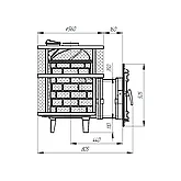 Печь банная ProMetall «Атмосфера М» сетка нержавейка, фото 3