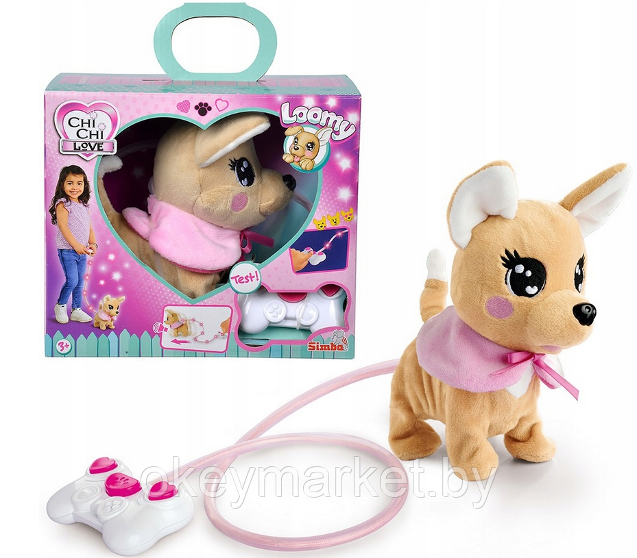 Игрушка  Simba Chi Chi love Друзья щенки на поводке с дистанционныи управлением 105893542, фото 2