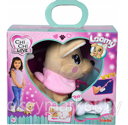 Игрушка  Simba Chi Chi love Друзья щенки на поводке с дистанционныи управлением 105893542, фото 2