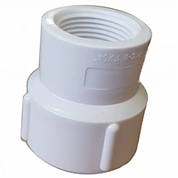 Муфта-переходник (ниппель) из ПВХ с 1" на 3/4", SC041034 GreenHelper Муфта переходник