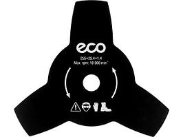 Нож для мотокосы 3 зуб. 255х1.4х25.4 мм ECO