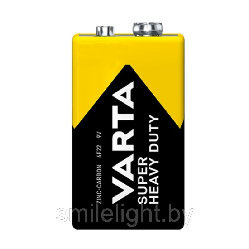 Элемент питания VARTA Super Heavy Duty 9V/6F22 Carbon 9V 1pack