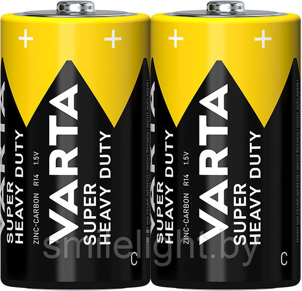 Элемент питания VARTA Super Heavy Duty D/R20 Carbon 1,5V shrink 2