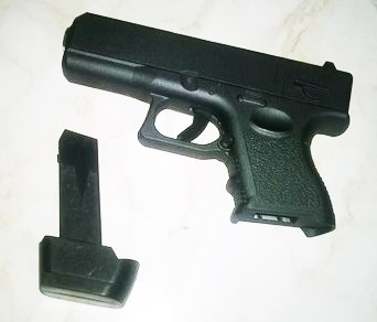 Пистолет игрушечный пневматический металлический Airsoft Gun G.16, Минск - фото 2 - id-p34178578